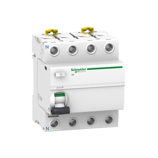 Schneider Electric Acti 9 Acti9 iID - RCCB - 4P - 40A - 500mA s - type AC - A9R17440