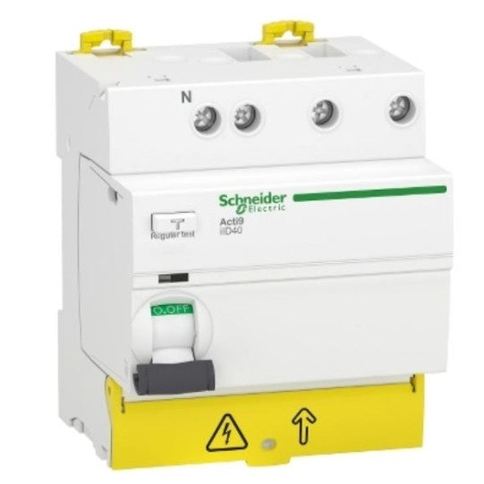 Schneider Electric Acti9 Acti9 iIG40 interrupteur diff tête de groupe 3P+N 40A 30mA type A SI - A9R83740