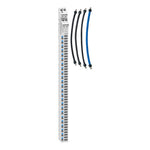 Schneider Electric Acti9 Vertical distribution block, Acti9 VDIS, with cables, 3P+N, 160A, 250/440VAC, 66 connection points - A9XPK715