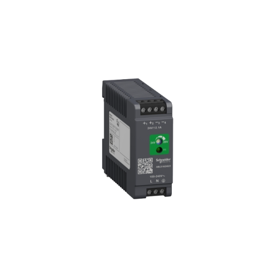 Schneider Electric SCHNEIDER Regulated Power Supply, 100-240V AC, 24V 2.1 A, single phase, Optimized - ABLS1A24021