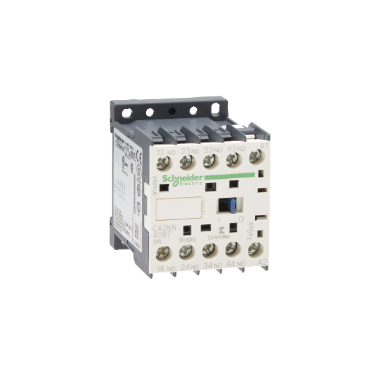 Schneider Electric TeSys TeSys K control relay - 4 NO - <= 690 V - 24 V AC coil - CA2KN40B7