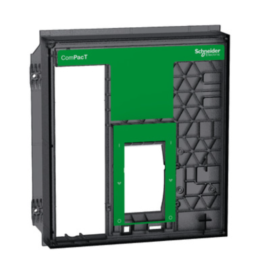 Schneider Electric ComPacT nouvelle génération Front cover, ComPacT NS630b to 1600 fixed, 3P and 4P - C33158