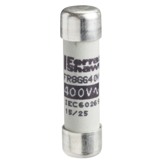 Schneider Electric SCHNEIDER Cartouche fusible NFC cylindrique 10 x 38 mm gG - 6 A sans voyant - Lot de 10 x DF2CN06