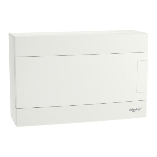 Schneider Electric SCHNEIDER Easy9 - Surface-Mounted Enclosure White (RAL 9003) - 1 Row of 12 Modules - EZ9EUD112