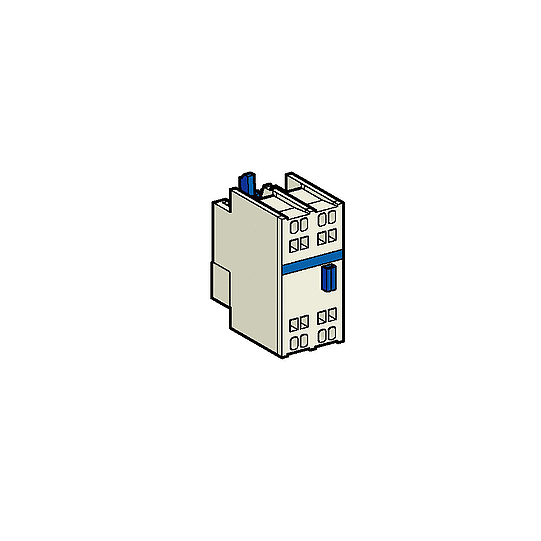 Schneider Electric TeSys Auxiliary contact block, TeSys D, 2NO, front mounting, spring terminals - LADN203