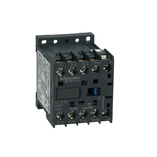 Schneider Electric TeSys TeSys K contactor - 3P - AC-3 <= 440 V 12 A - 1 NO aux. - 230 V AC coil - LC1K1210P7