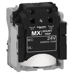 Schneider Electric SCHNEIDER MX shunt release, ComPacT NSX, rated voltage 24 VAC 50/60 Hz, screwless spring terminal connections - LV429384