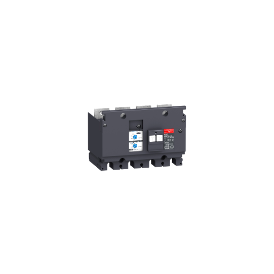 Schneider Electric Compact Earth-leakage add-on protection module, ComPact NSX 250, MH type, 440 VAC to 550 VAC, 30 mA to 10 A, 4 poles - LV431534
