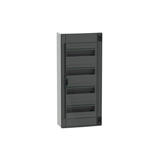 Schneider Electric SCHNEIDER PrismaSeT XS - Surface-mounted enclosure - 4R - 13M - Transparent door - LVSXM413