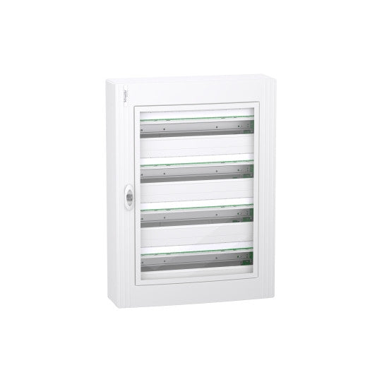 Schneider Electric SCHNEIDER PrismaSeT XS - Surface-mounted enclosure - 4R - 24M - Transparent door - LVSXM424 