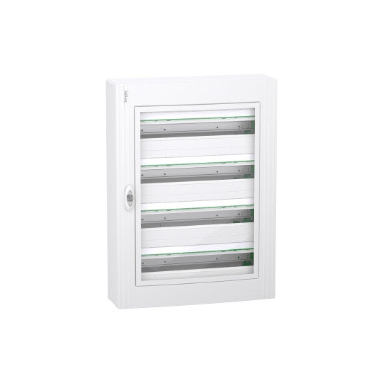 Schneider Electric SCHNEIDER PrismaSeT XS - Surface-mounted enclosure - 4R - 24M - Transparent door - LVSXR424