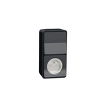Schneider Electric Mureva Styl Switch and socket-outlet, Mureva Styl, complete product, 2P + E, 10AX, French IP55 grey - MUR36025