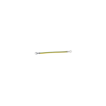 Schneider Electric Spacial Earth leads section 6mm², length 160mm, eyelet hole 6,4mm. Packaging unit: 10. - NSYEL166D6
