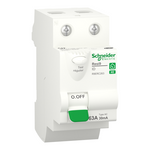 Schneider Electric Resi9 Residual current circuit breaker (RCCB), Resi9 XE ID, 2P, 63A, AC type, 30mA, 230VAC, 2 modules - R9ERC263