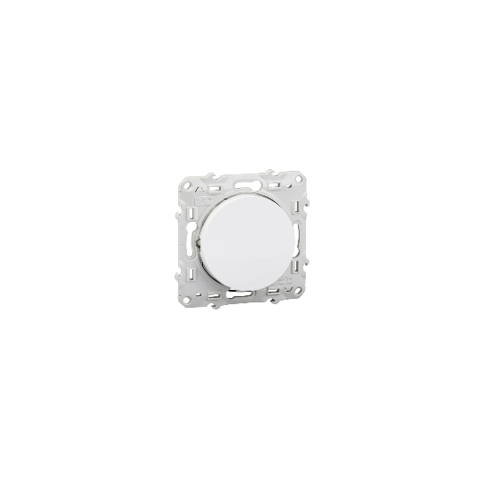 Schneider Electric Odace Odace, switch 1-pole 2-way, 10 AX, white luminous - S520263