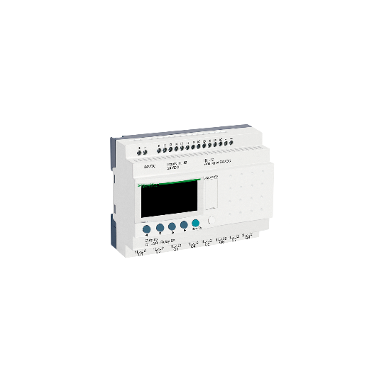Schneider Electric SCHNEIDER compact smart relay Zelio Logic - 20 I O - 24 V DC - clock - display - SR2B201BD