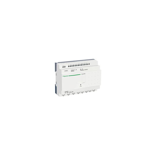 Schneider Electric Zelio Logic compact smart relay Zelio Logic - 20 I O - 24 V DC - clock - no display - SR2E201BD