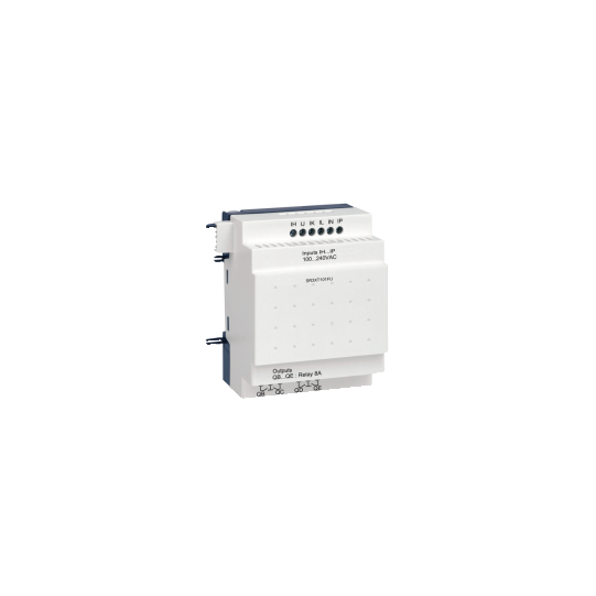 Schneider Electric Zelio Logic Zelio Logic - module d'extension E/S TOR - 10 entrées/sorties - 100..240Vca - SR3XT101FU