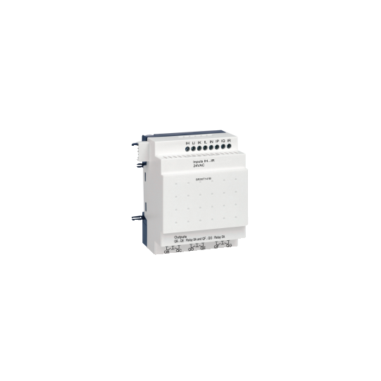Schneider Electric Zelio Logic discrete I/O extension module - 14 I O - 24 V AC - for Zelio Logic - SR3XT141B