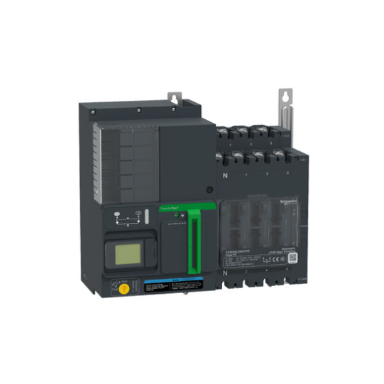 Schneider Electric SCHNEIDER TransferPacT Active Automatic, 250A, 400V, 4P, LCD, frame 250A - TA25D4L2504TPE