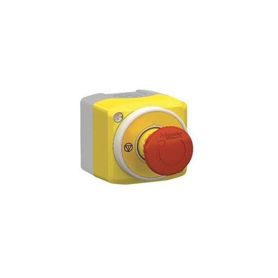 Schneider Electric SCHNEIDER ill. ring with e. stop d40 ttr control box 24V 2 colors white/red fixed 1NO 1NC - XALK178W3B140E