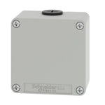 Schneider Electric SCHNEIDER Harmony XAP, XB2 SL, Empty control station, zinc alloy, grey, M20, undrilled , 80 x 80 x 51,5, UL cULus - XAPD11