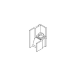 Schneider Electric SCHNEIDER Télémécanique - BRACKET FOR XCK LIMIT SWITCH - MECHANICAL PROTECTION COVER - XCKZ05
