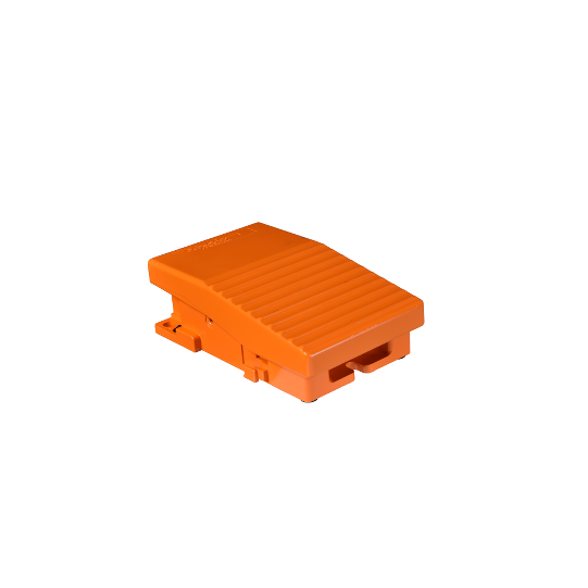 Schneider Electric SCHNEIDER Télémécanique - Preventa XPER - inter. à pied - simple - sans capot - métal.- orange - 2O+2F  - XPER111