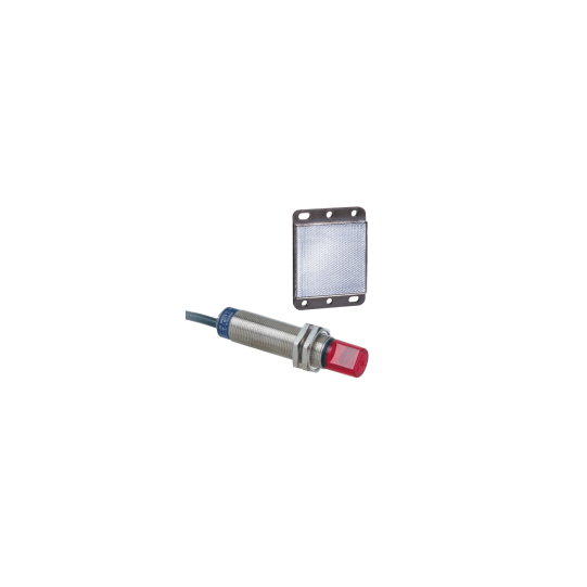 Schneider Electric SCHNEIDER OsiSense XU1 - détecteur photoélectrique - réflex - Sn 4m -O ou F- câble 2m  - XU1N18PP341W - Télémécanique - Schneider