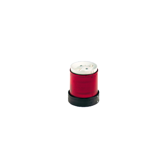 Schneider Electric SCHNEIDER Illuminated unit for modular tower lights, plastic, red, Ø70, flashing, integral LED, 230 V AC - XVBC5M4