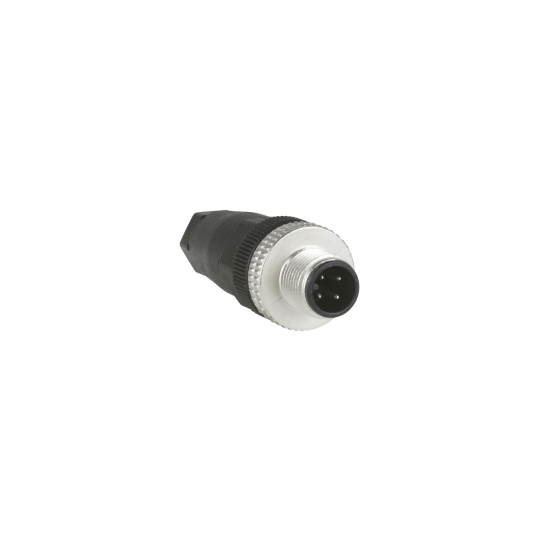 Schneider Electric SCHNEIDER Telemecanique - male, M12, 4-pin, straight connector - cable gland Pg 7 - XZCC12MDM40B