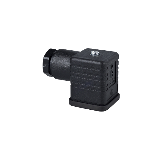 Schneider Electric SCHNEIDER Telemecanique - female, DIN 43650 A, 4-pin, elbowed connector - cable gland Pg 11 - XZCC43FCP40B