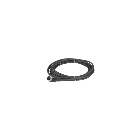 Schneider Electric SCHNEIDER Télémécanique - pre-wired connectors XZ - elbowed female - M12 - 4 pins - cable PUR 5m - XZCP1241L5