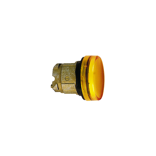 Schneider Electric SCHNEIDER orange pilot light head Ø22 with plain lens for BA9s bulb - ZB4BV05