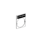 Schneider Electric SCHNEIDER legend holder 30 x 40 mm with legend 8 x 27 mm with marking AUTO-MAIN - ZBY2164