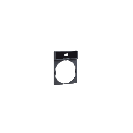 Schneider Electric SCHNEIDER Legend holder 30 x 40 mm, plastic, with legend 8 x 27 mm, marked ON - ZBY2311